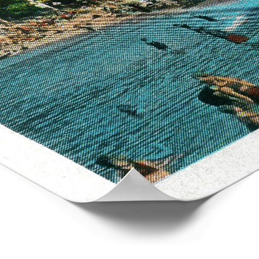 Het badstrand op Avalon, Catalina Poster (Hoek)