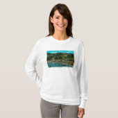 Het badstrand op Avalon, Catalina T-shirt (Voorkant volledig)