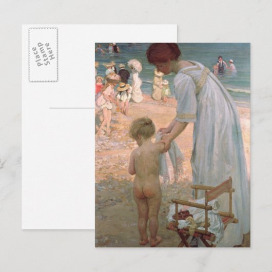 Het baduur briefkaart (Voorkant / Achterkant)