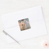 Het baduur vierkante sticker (Envelop)
