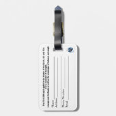 Het Bagagelabel Dragon Connection (Achterkant verticaal)