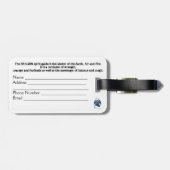 Het Bagagelabel Dragon Connection (Achterkant horizontaal)