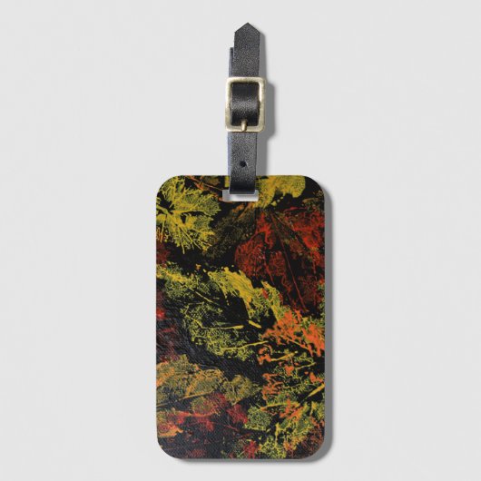 Het Bagagelabel in de herfst (Voorkant (verticaal))