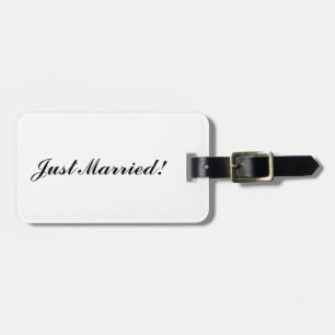 Het Bagagelabel "Just Married"