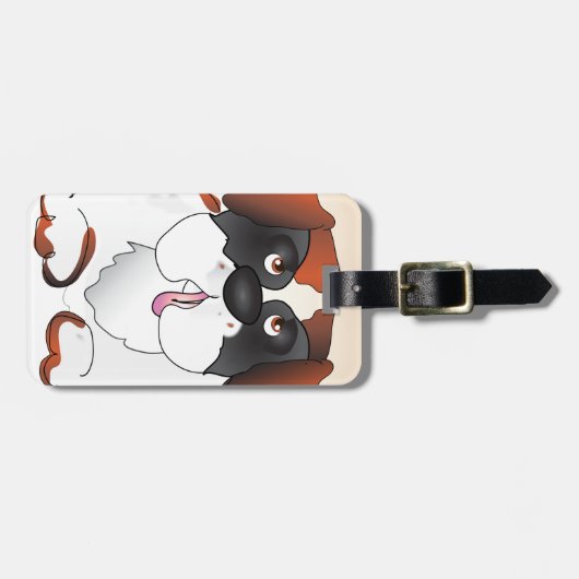 Het Bagagelabel Saint Bernard (Voorkant horizontaal)