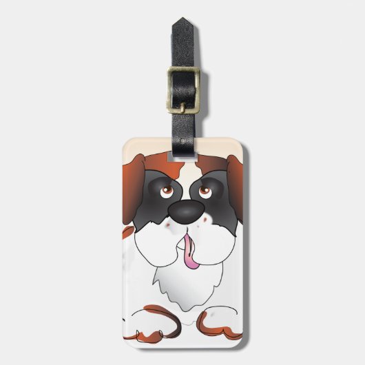Het Bagagelabel Saint Bernard (Voorkant verticaal)