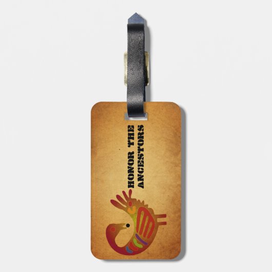 Het Bagagelabel van de Ancestoren (Achterkant verticaal)