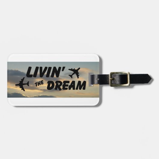 Het Bagagelabel van de droom van Livin (Voorkant horizontaal)