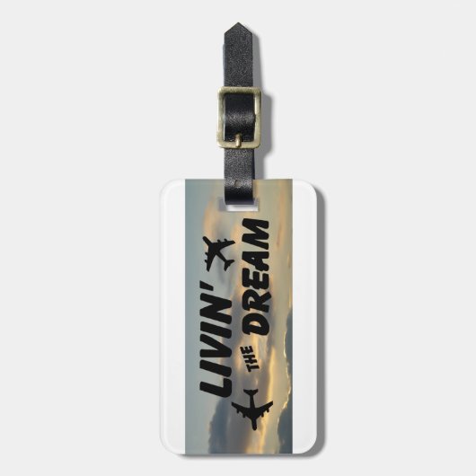 Het Bagagelabel van de droom van Livin (Voorkant verticaal)