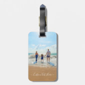 Het Bagagelabel van de Foto van de douane met Uw F (Achterkant verticaal)