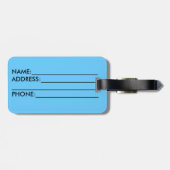 Het bagagelabel van de gemeenschap van Villages fl (Achterkant horizontaal)