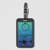 Het Bagagelabel van de Gradiënt van de Moon Tarot (Voorkant (verticaal))