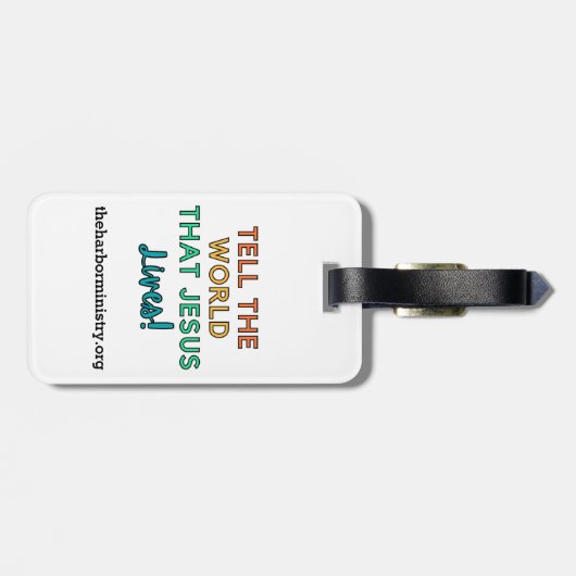 Het Bagagelabel van de havenmissies (Achterkant horizontaal)