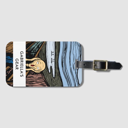 Het Bagagelabel van Edvard Munch (Voorkant (horizontaal))