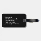 Het Bagagelabel van het Jargon van de curling - Bl (Achterkant horizontaal)