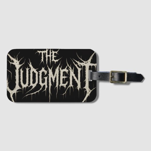 Het Bagagelabel van het oordeel (Voorkant (horizontaal))