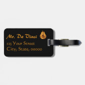 Het Bagagelabel van Mona Lisa's glimlach (Achterkant horizontaal)