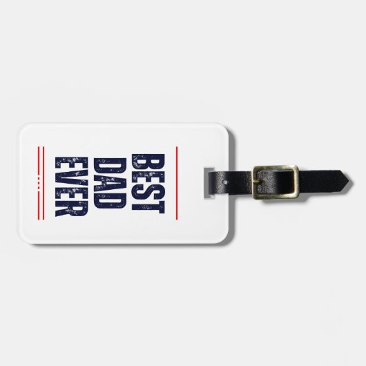 Het Bagagelabel van papa (Voorkant horizontaal)