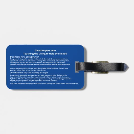 Het Bagagelabel van Prayer® passeren (Achterkant horizontaal)