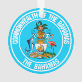 Het Bahamas Round Emblem Ornament (achterkant)