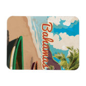 Het Bahamas vintage Travel Poster. Magneet (Horizontaal)