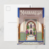 Het Bahia-paleis in Marokko Briefkaart (Voorkant / Achterkant)