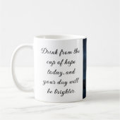 Het baken van hoop koffiemok (Links)