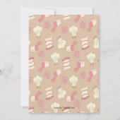 Het bakken Bridal nodigt uit Kaart (Achterkant)