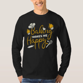 Het bakken maakt me blij dat ik een Pet krijg met  T-shirt
