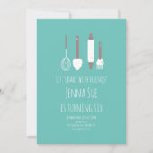 Het bakken nodigt de Uitnodiging van de Hulpmiddel (Voorkant)