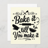 Het bakken tot je het koken maakt (Voorkant / Achterkant)