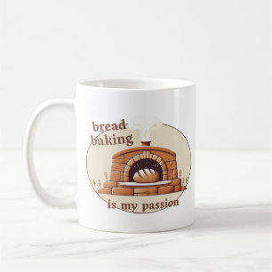Het bakken van brood is mijn passie koffiemok