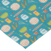 Het bakken van een kersentaart-tekentafellade tafelkleed (Gekanteld)