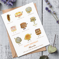 Het bakken van schattige koeken illustraties
