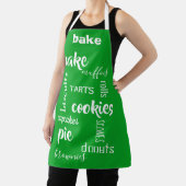 Het bakken woorden Green Kitchen Apron Schort (Insitu)