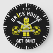 Het bakkerhuis, pak de stenen, maak je bouwwerk. grote klok (Voorkant)