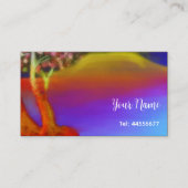 Het Balatonmeer 's nachts Visitekaartje (Voorkant)