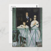 Het balkon | Édouard Manet Briefkaart (Voorkant / Achterkant)
