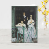 Het balkon | Édouard Manet Kaart (Gele Bloem)
