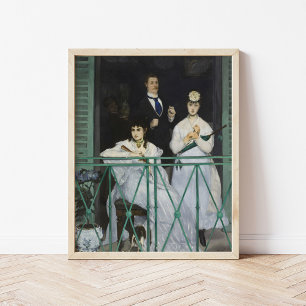 Het balkon   Édouard Manet Poster