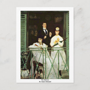 Het balkon van Manet Edouard Briefkaart