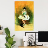 Het Ballerina ~ Ballet Poster (Thuiskantoor)