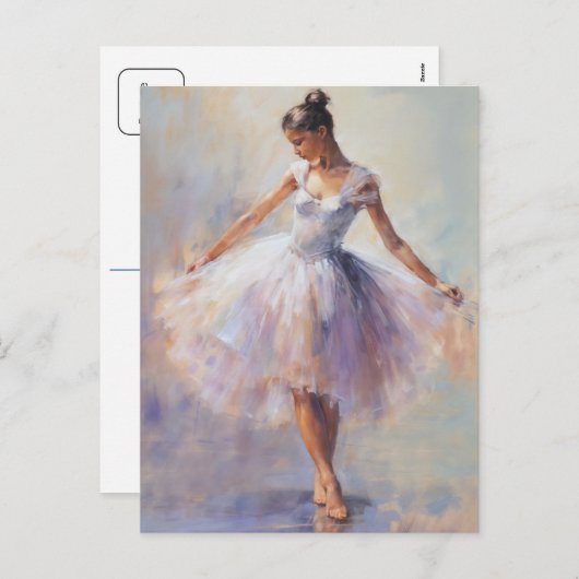 Het Ballerina Briefkaart (Voorkant / Achterkant)