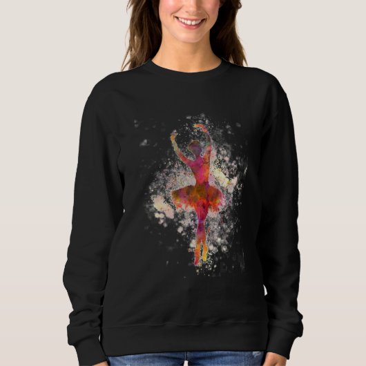 Het Ballerina Sweatshirt (Vrouwen) (Voorkant)