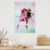 Het ballet in roze poster (Keuken)