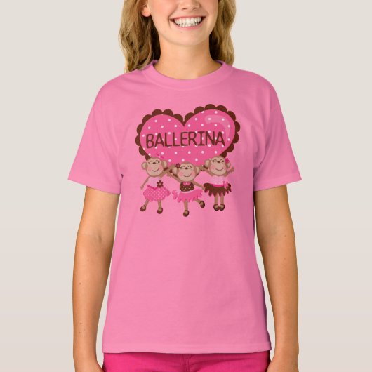 Het Ballet van de aap T-shirt (Voorkant)