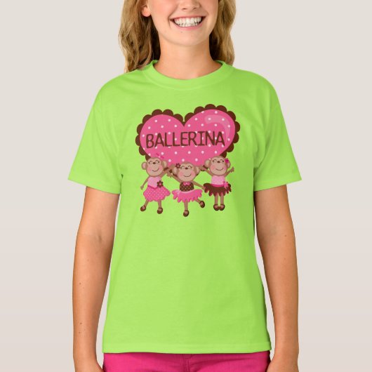 Het Ballet van de aap T-shirt (Voorkant)