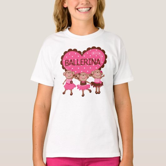 Het Ballet van de aap T-shirt (Voorkant)