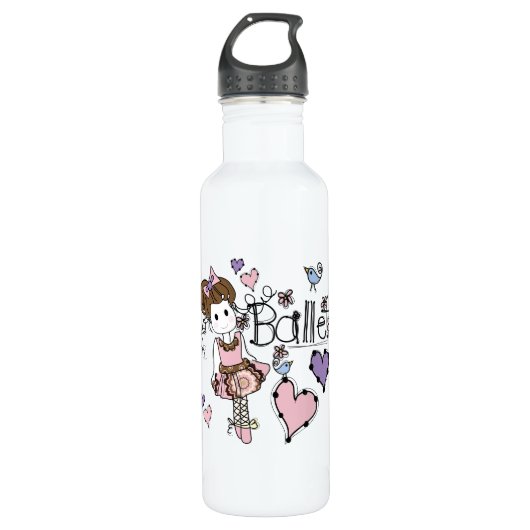 Het Ballet van de liefde Waterfles (Voorkant)