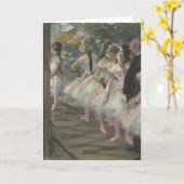 Het Ballett | Edgar Degas Kaart (Gele Bloem)